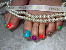 【初回他店オフ無料】フット4本アートコース