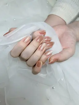 【練習モデル】マグネットネイル 🩷フラッシュネイル🩷ケア込み ❤️オフなし