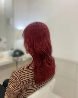 【ブリーチ(リタッチ)orハイライト＋カラー🫧】全体ブリーチ＋※2500