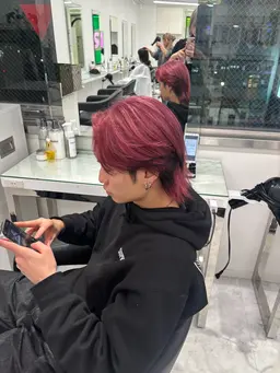 🐈⬛【デザインカラー】ブリーチありダブルカラー➕デザインカラー➕カット