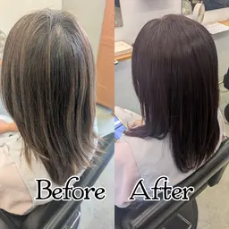 💛カラー+🤍色持ちトリートメント