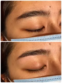 スレッディングで自然な眉毛に!糸脱毛🧵