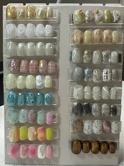 【ご新規様】ハンド店内デザイン5本アート(オフなし)※アート以外ワンカラー