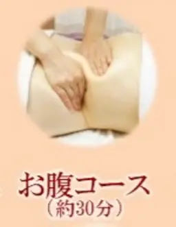 【ウエストライン、腰周りケア】お腹コース