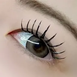 LEDエクステパーマ フラットラッシュ 80本