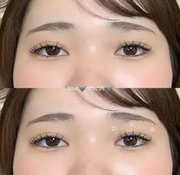 マツエク120本つけ放題︎ ᴗ͈ ᴗ͈💜オフ・美容液コーティング付き︎💜(土日祝➕￥550）