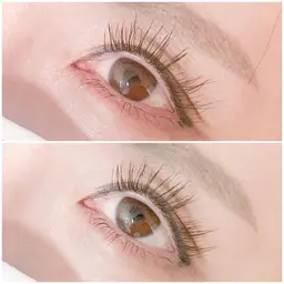 まつげパーマ上下