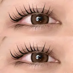 傷ませないまつげパーマ🛼コスメリフト+ブラックトリートメント