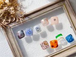 フットネイル 親指定額アート(オフ込み)
