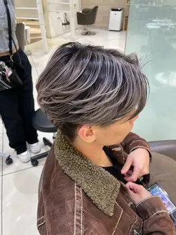 💟メンズバレイヤージュ💟バレイヤージュ＋カット