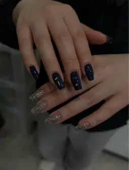 チップ長さだし ワンカラー\フラッシュ/ラメ❤️