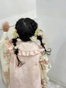 着付け　(袴　訪問着)