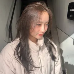 【大人気メニュー❄️】透明感ワンカラー➕調整カット付