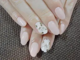 お写真モニター募集💅高濃度美容液セラムで仕上げ✨ワンカラー+1本アート