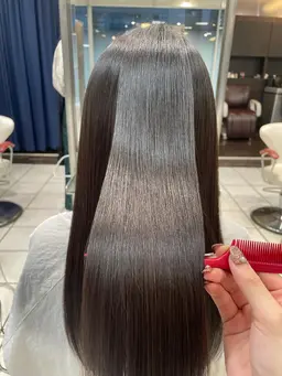 カット➕プレミアム髪質改善ストレート