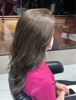 透明感ブリーチなしカラー🩵✨