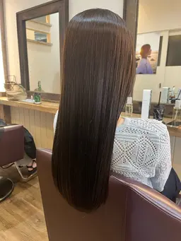 カラー＋髪質改善酸熱トリートメント