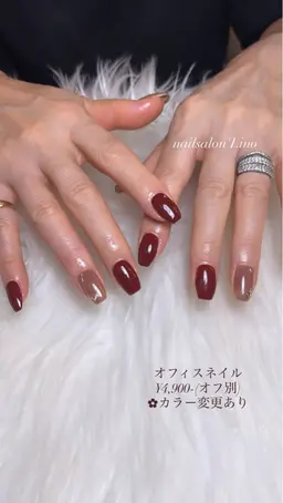 𓇼シンプルオフィスネイル (オフなし)