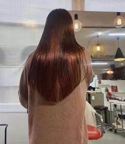 『ミニモ価格/タイト派✔️』髪質改善酸性ストレート＋カット+2stepTR💭