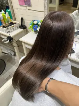【⭐️髪質改善⭐️】カット✂️+ケア酸性ストレート+トリートメント