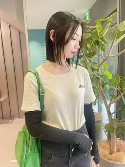 【🌟minimo特別価格🌟】🧤🤍ボブカット+透明感カラー+オージュア3STEPトリートメント🧤🤍