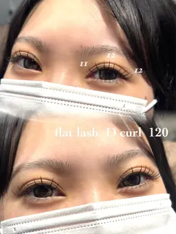 【4月30日までの募集】最高級フラットラッシュ120☆練習モデルさん¥3500円🤍🪽