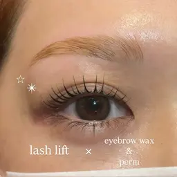 🌸卒業式・入学式前に🌸まつ毛パーマorパリジェンヌ➕眉毛WAX脱毛/コーティング・保湿ケア付