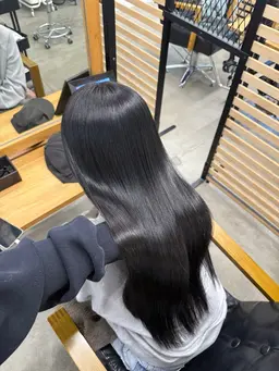 【4月限定🌸】　メンテナンスカット💇‍♀️➕髪質改善ストレート➕ケアトリートメント🩵