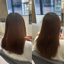美髪の為のスペシャルクーポン ☀️やわツヤ仕上がり⭐️髪質改善エターナルストレートパーマ💇‍♀️カット込み✂︎💫