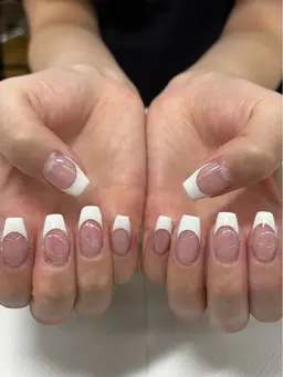 クリアベース白フレンチ🤍【オフあり】