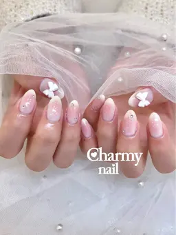 7,000円→6,300円　【オフあり】♡チークネイル/ベイビーブーマー