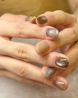 デザインネイル(フレンチ/お好きなアート4本)