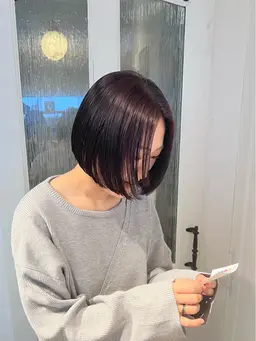ボブカットモデルor前髪カット+カラー+トリートメント