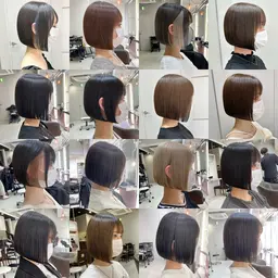 【期間限定40％オフ🔥】ボブカット+艶カラー+髪質改善4stepトリートメント