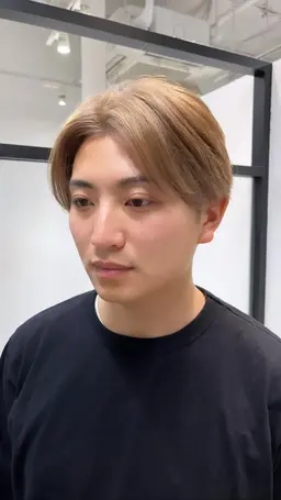 【メンズ限定】メンズカット＋ダブルカラー(ブリーチ)＋外部補習トリートメント