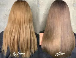 🦋ミニモ限定🦋cut+イルミナ+髪質改善ウルトワor13stepオージュアTR+スパ¥20900→¥10900