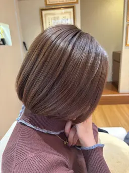 【1月のみ！20名限定無料✨スタイル限定✨女性限定】肩上ぱつっとボブ♡カット➕シャンプー
