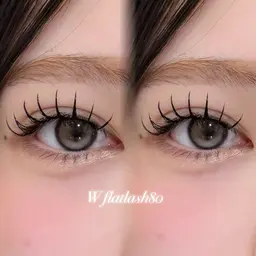 【圧倒的モチ】バインドorダブルフラットラッシュ80本