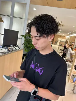 【🔥メンズ限定🔥】カットパーマ＋ヘッドスパ＋スタイリング剤付き