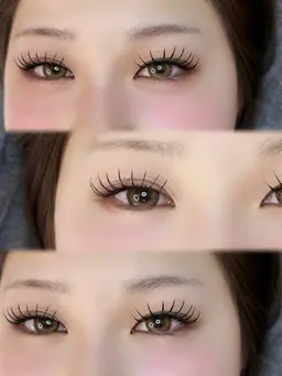 W flat lashes 100束