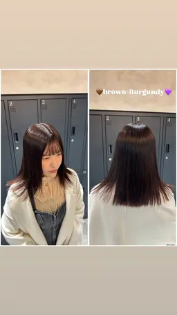 ワンカラー➕MILBON3ステップトリートメント