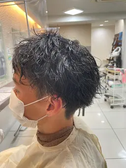 🌈【よりカッコよく毎朝のセットも簡単に‼️メンズ限定50%OFF】🌈カット➕ツイストスパイラルパーマ