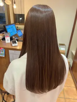 🌸カット➕ワンカラー➕3stepトリートメント🩵※女性のみ【ミディアム3cm以上・ロングは10cm以上カット必須】