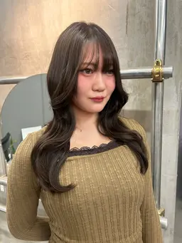 ヘアカラー（肩下）