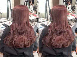 ワンカラー+整えカット（3cm以下）