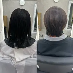 ショートカット💇‍♀️➕ ダメージレス艶カラー🤍✨️2stepトリートメント付🌙