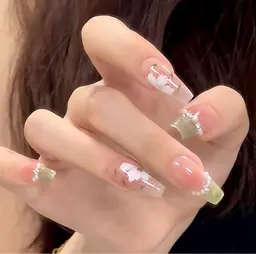 [初回オフ無料]【チップ長さ出し】🎀チーク/チークマグネットデザイン🍓（パーツ、長さだしオフ別）