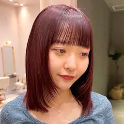 【ミニモ学割💙ྀི】♡12月限定♡似合わせ"小顔カット"+ぷるんっと艶カラー🧸𓈒ㅤׂㅤ𐙚 ࣪ 𓈒ㅤׂㅤ