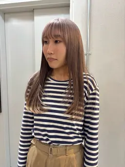 カット＋ケアブリーチ1回（前後処理）＋オンカラー