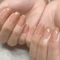 【オフあり】ネイルモデルハンド💅ナチュラルカラーグラデーション